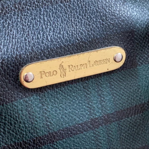 Vintage Polo Ralph Lauren Blackwatch Green Check Speedy Bag - Picture 8 of 14